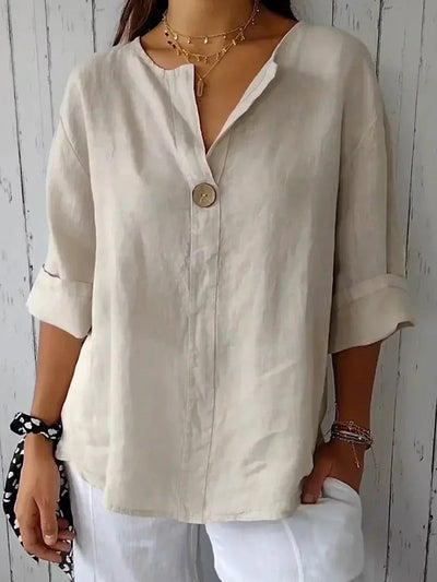 Vivienne | Linen Blend Shirt
