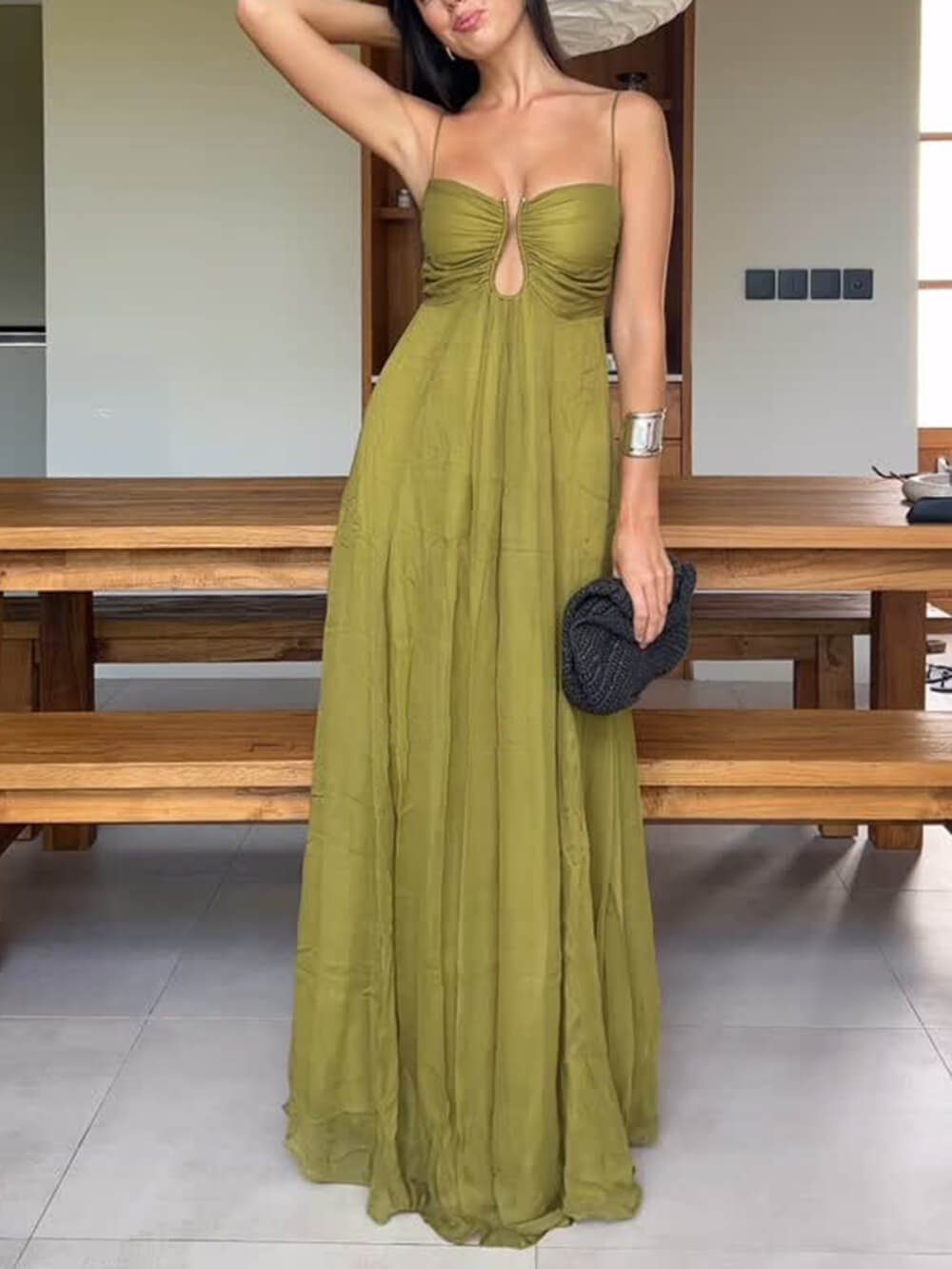 Spaghetti Strap Maxi Dress