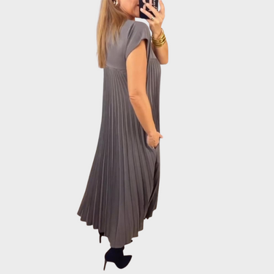 Kiara | Pleated Maxi Dress
