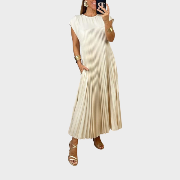 Kiara | Pleated Maxi Dress