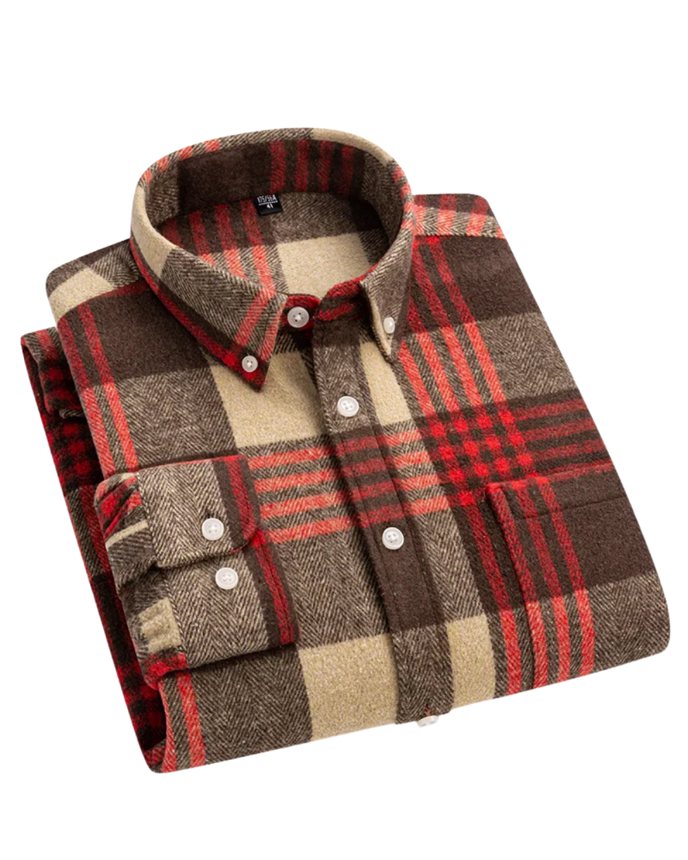 Enzo | Casual Plaid Long Sleeve