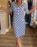 Chic Geometric V-neck dress