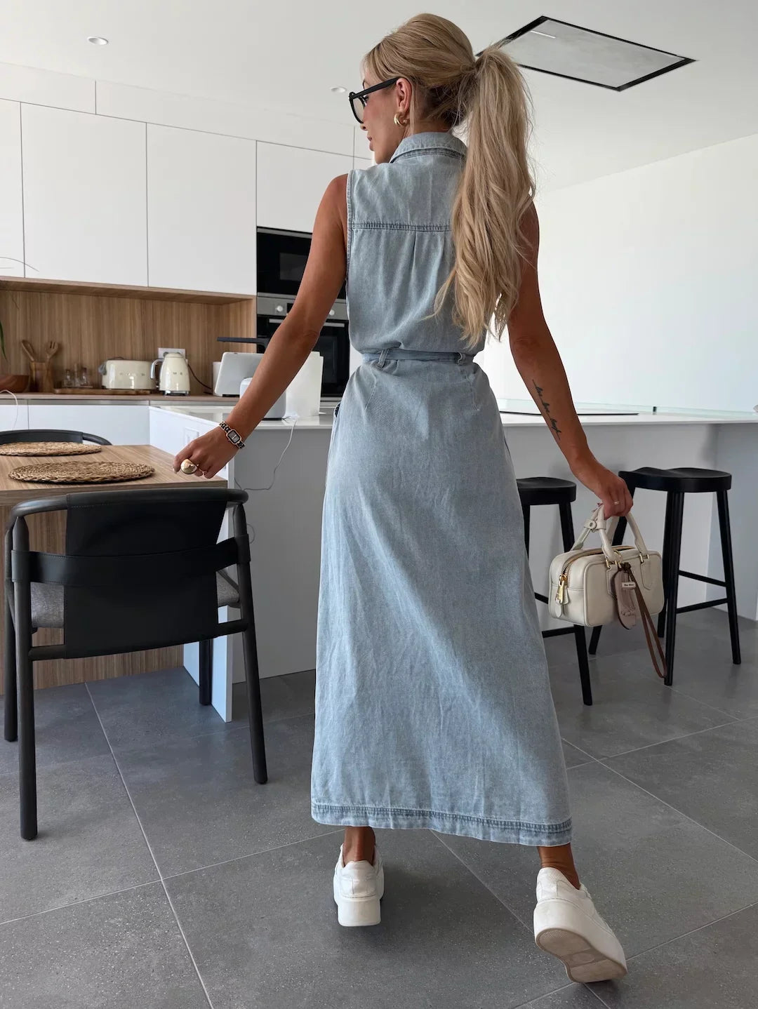 Denim Shirt Dress