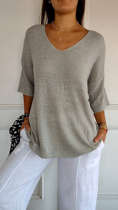 Phoebe | Loose Knit Top