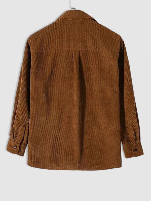 Casual Corduroy Long Sleeve