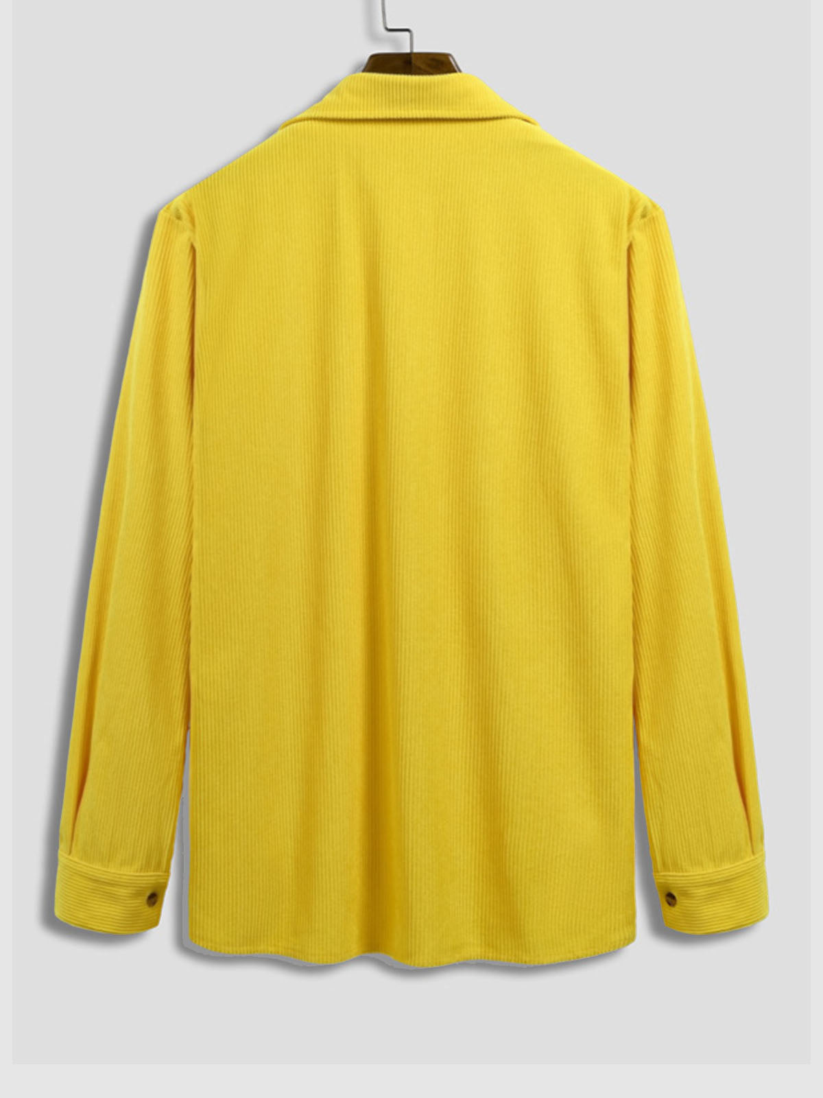 Corduroy Half Button Shirt