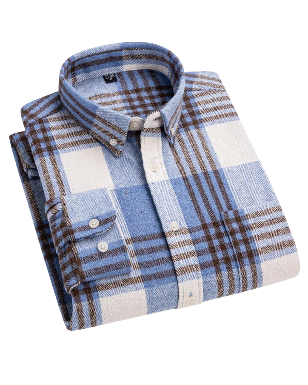 Enzo | Casual Plaid Long Sleeve