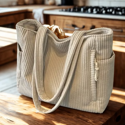 Corduroy Tote Bag