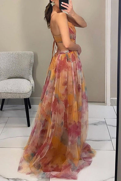 Moira™ - Elegant Maxi Dress with a Beautiful Floral Print
