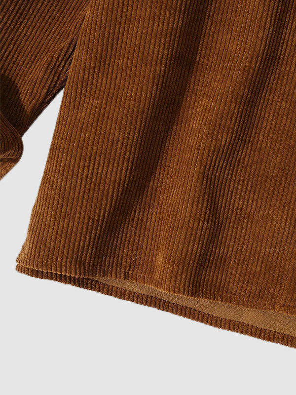 Casual Corduroy Long Sleeve