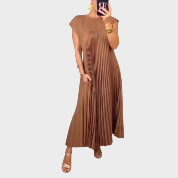 Kiara | Pleated Maxi Dress