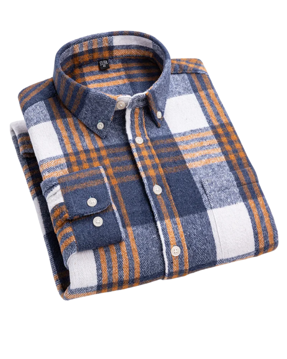 Enzo | Casual Plaid Long Sleeve