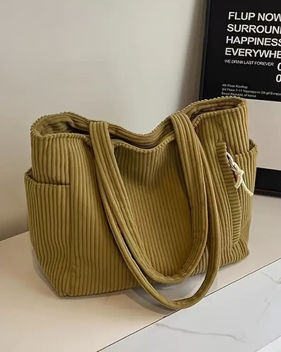 Corduroy Tote Bag