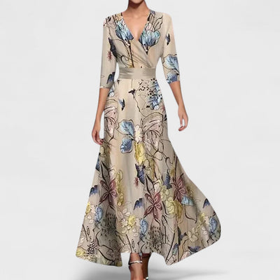 Madison | Elegant Floral Maxi Dress
