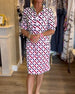 Chic Geometric V-neck dress