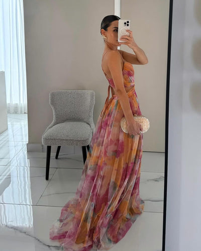 Moira™ - Elegant Maxi Dress with a Beautiful Floral Print