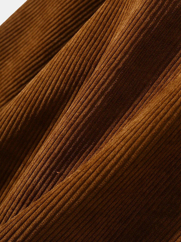 Casual Corduroy Long Sleeve