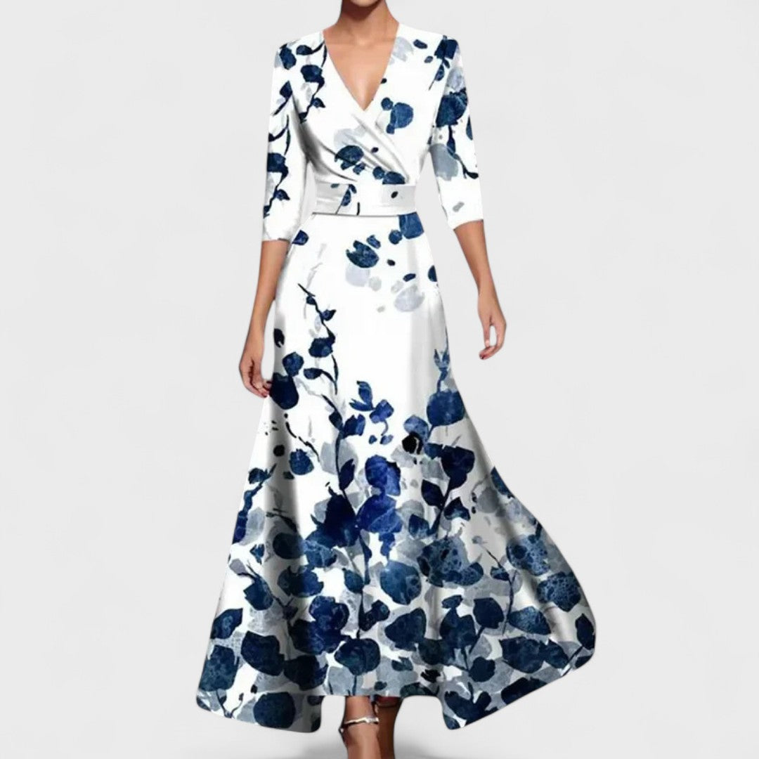 Madison | Elegant Floral Maxi Dress