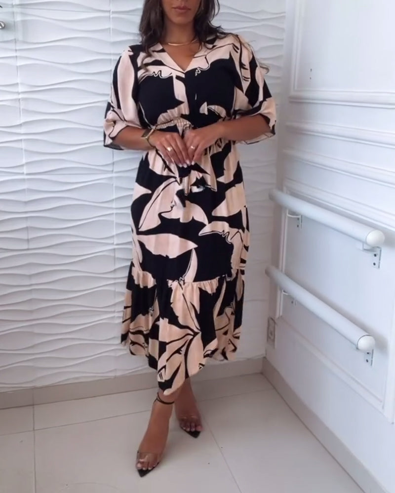Elegant V-neck dress