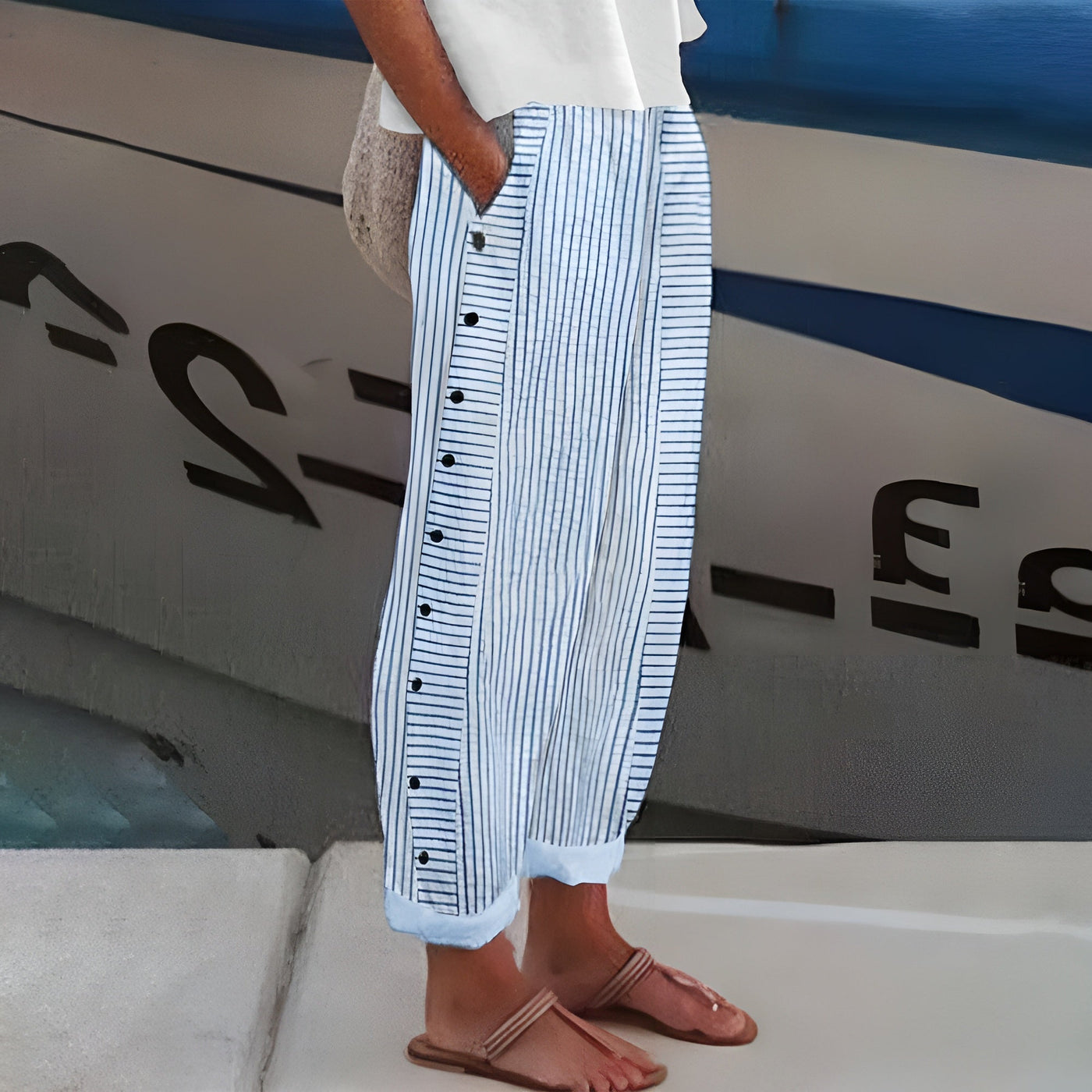 Josie Linen look Pants