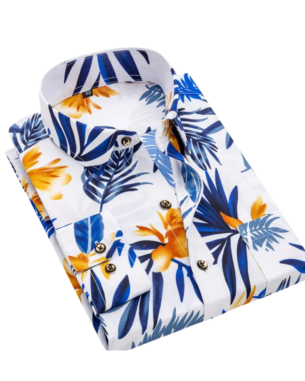 Xavier | Long Sleeve Printed Shirt