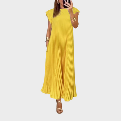 Kiara | Pleated Maxi Dress