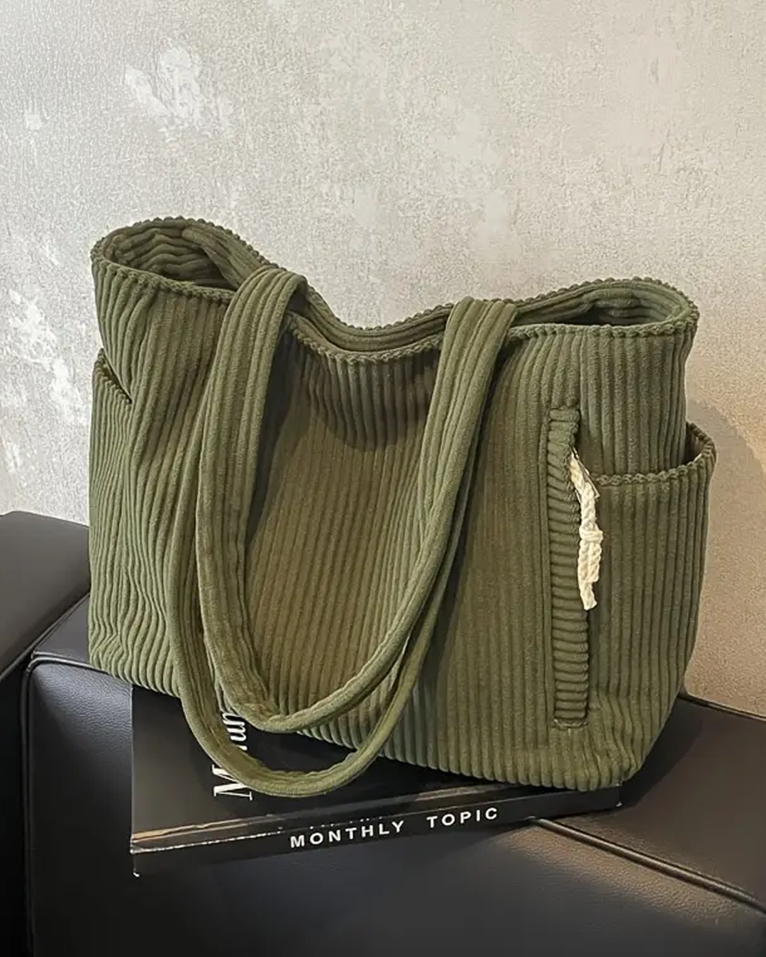 Corduroy Tote Bag
