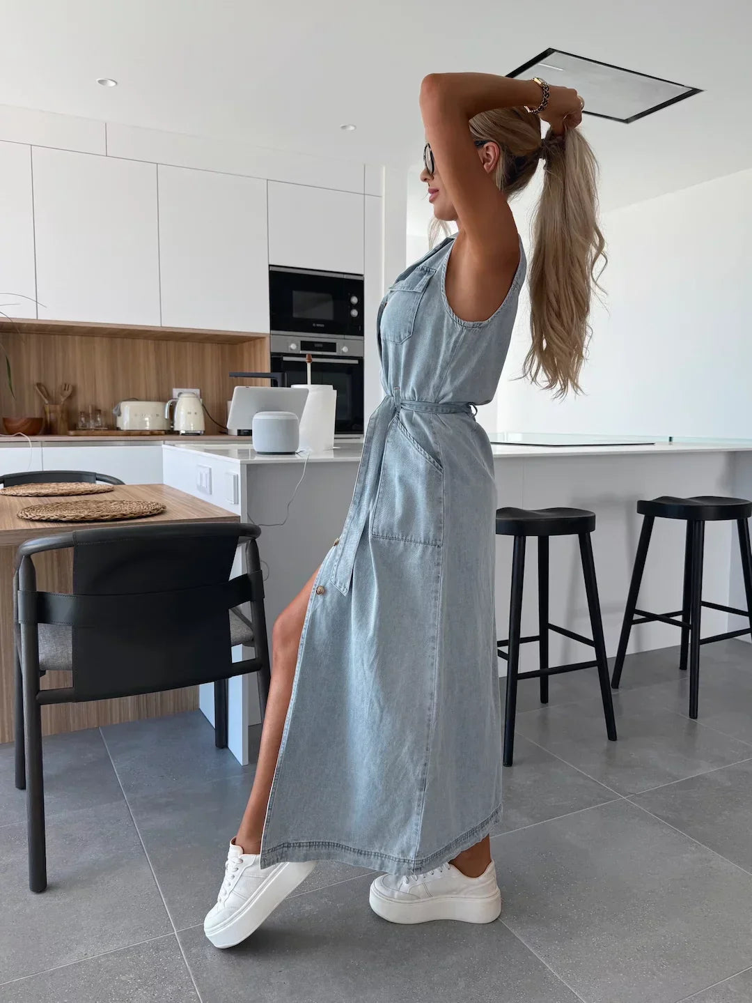 Denim Shirt Dress