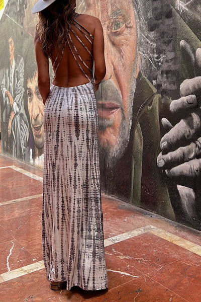Arya | Boho Tie-Dye Maxi Dress