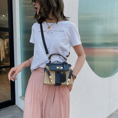 Vintage Woven Handbag