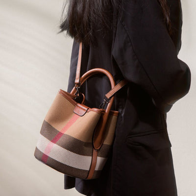 Classic Check Pattern Tote Bag