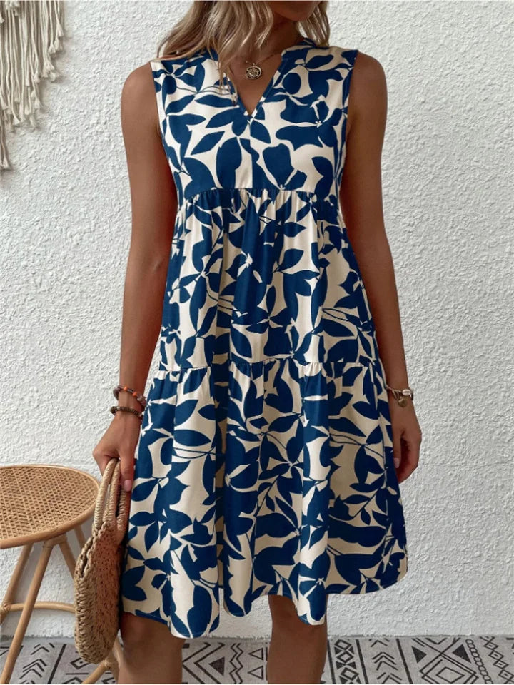 Scarlet Print Midi Dress