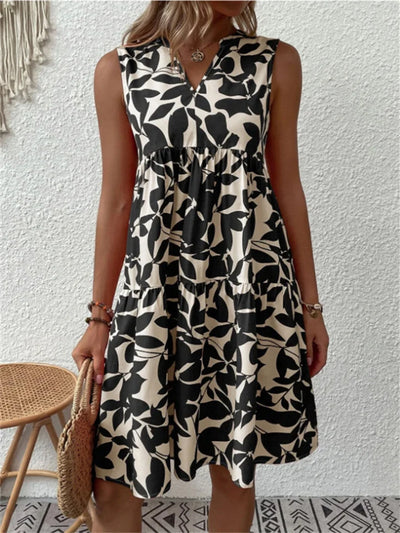 Scarlet Print Midi Dress