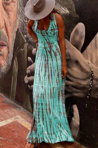 Arya | Boho Tie-Dye Maxi Dress