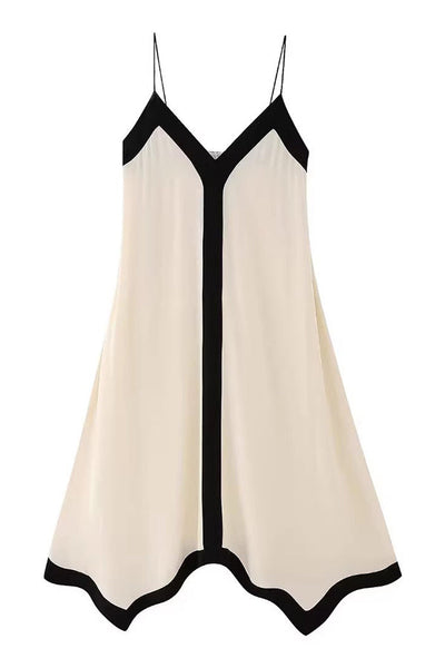 Brielle | Contrast Trim Maxi Dress