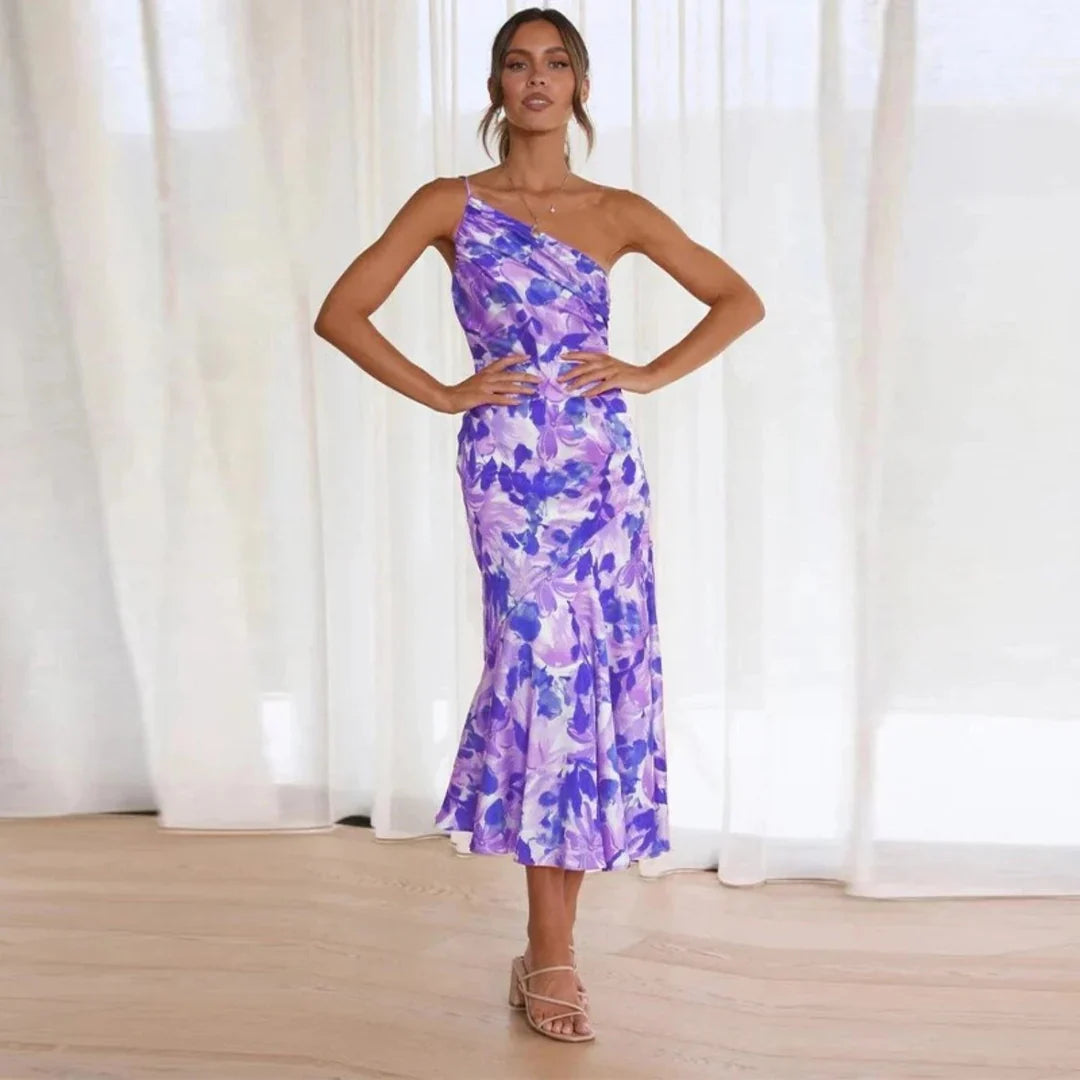Elisse | One-shoulder Strap Dress