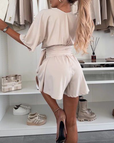 Ellen V-Neck Romper