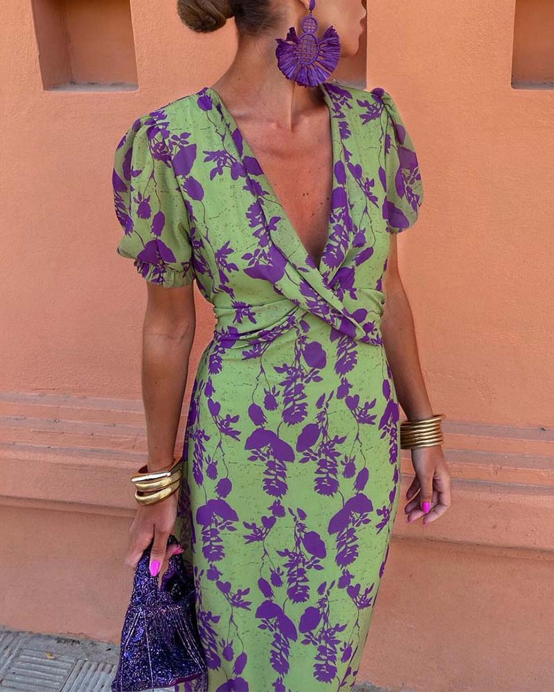 Georgia | Floral Midi Dress