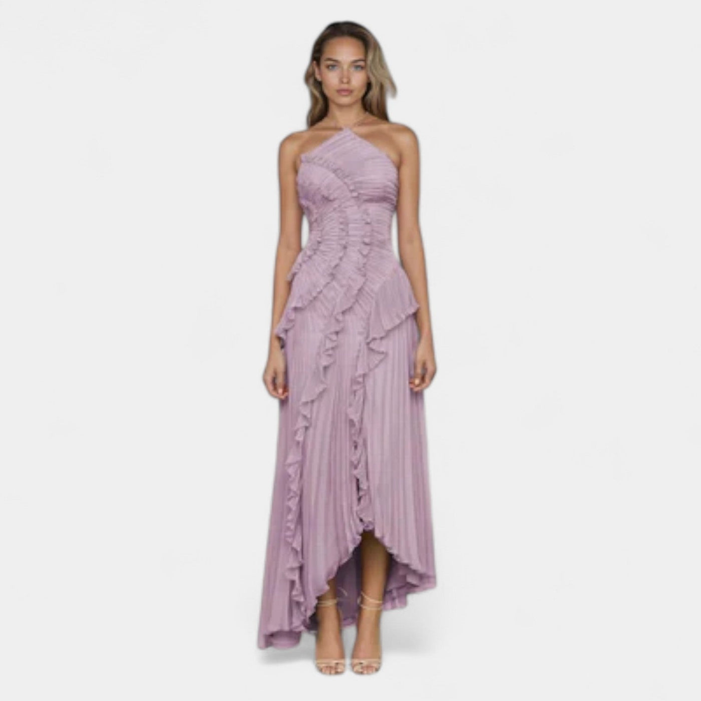 Rachel | Ruffled Maxi Dres
