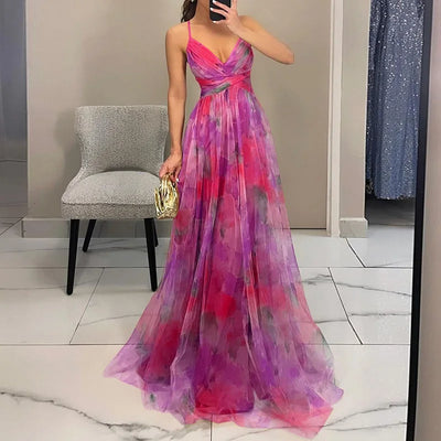 Moira™ - Elegant Maxi Dress with a Beautiful Floral Print