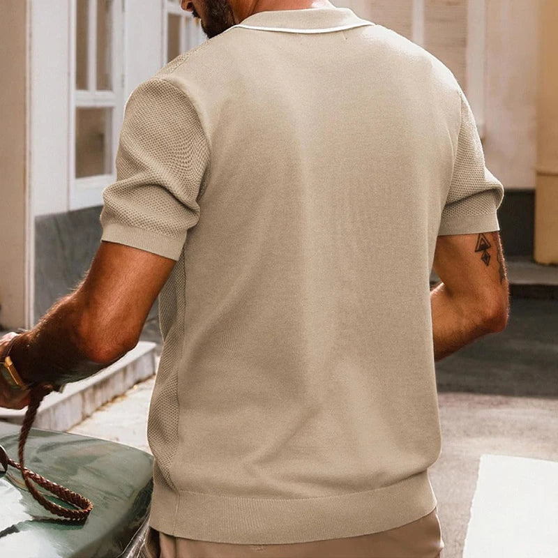 Kai | Knitted Polo Shirt