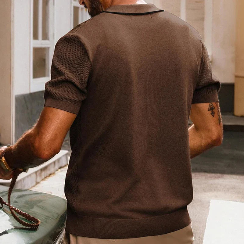 Kai | Knitted Polo Shirt