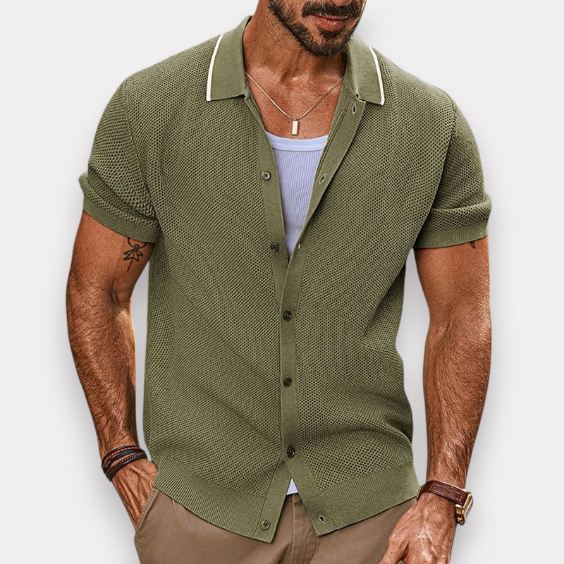 Kai | Knitted Polo Shirt