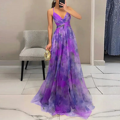 Moira™ - Elegant Maxi Dress with a Beautiful Floral Print