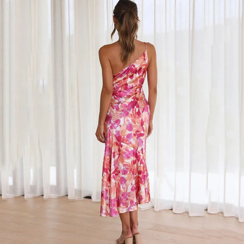 Elisse | One-shoulder Strap Dress