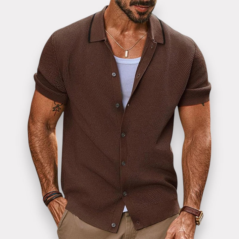 Kai | Knitted Polo Shirt