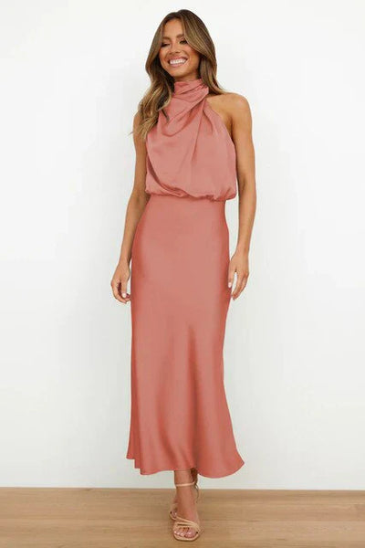 Jessa | Elegant Off-the-Shoulder Midi Dress