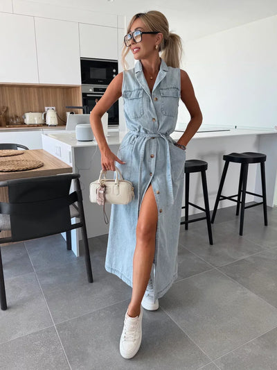 Denim Shirt Dress