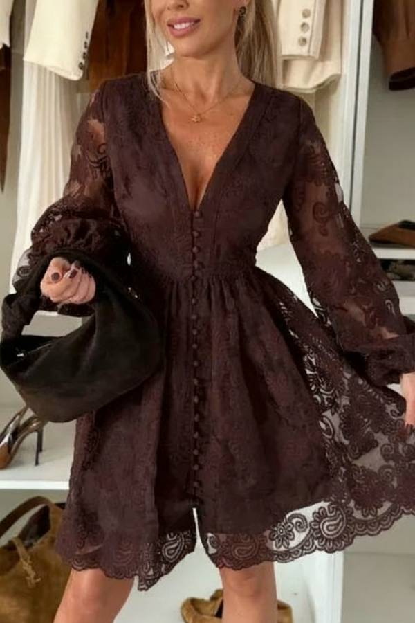 Elianna | Lace Mini Dress