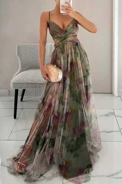 Moira™ - Elegant Maxi Dress with a Beautiful Floral Print